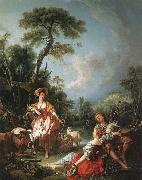 Francois Boucher A Summer Pastoral china oil painting reproduction